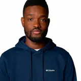 Buzo con capucha Columbia modelo Meridian Creek, confeccionado en mezcla de algodón, con bolsillo tipo canguro frontal, puños y dobladillo acanalados y logo de la marca bordado en el pecho.