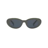 Lentes de sol I-Sea modelo Jagger, de diseño ovalado y armazón gris con lentes oscuros.