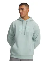 Buzo con capucha Under Armour, confeccionado en mezcla de algodón y poliéster con interior cepillado. Presenta logo de la marca estampado en el frente, bolsillo tipo canguro y puños y bajo acanalados.