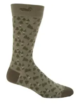 Pack de tres pares de medias de largo medio, confeccionadas en fibra de bambú y spandex, presentadas en una caja temática con diseño de oso.