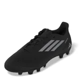 Championes de fútbol Adidas Flexible Ground III, color negro con detalles en gris.