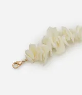 Pulsera con gravas y cierre de trancadero, con baño light gold.