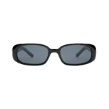 Lentes de sol I-Sea modelo Savoy, de marco ovalado y angosto en color negro, con cristales oscuros polarizados y protección UV.