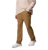 Pantalón Columbia modelo Roc Tech 5 Pant Omni-Shield, color marrón, de corte recto y tejido elástico con tecnología de repelencia al agua y a las manchas. Presenta trabillas para cinturón y bolsillos laterales.