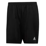 Short deportivo Adidas Estro 19 negro, con logo blanco en la pierna derecha y cintura elástica.