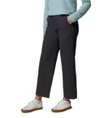 Pantalón Columbia modelo Roc Wide Leg Pant, color negro, de corte ancho y tiro alto, confeccionado en tejido elástico. Cuenta con bolsillos laterales inclinados, trabillas para cinturón y bolsillos traseros.