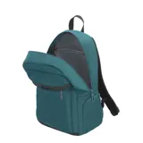 Mochila Samsonite modelo Acceleration Moonlight, color negro, con compartimento principal con cierre, bolsillo frontal con cierre y diseño minimalista.