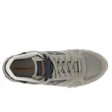 Championes Saucony Shadow Original de hombre, color gris con detalles en azul marino y naranja.