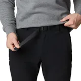 Pantalón de trekking Columbia modelo Passo Alto III Heat Trail, color negro, de corte recto y diseño elástico. Cuenta con bolsillos laterales, bolsillo de seguridad con cremallera y tecnología Omni-Heat™ y Omni-Shield™.