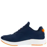 Championes Topper Warp Mns, color azul marino con detalles en gris y naranja.