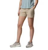 Short Columbia Leslie Falls II Omni-Shade de tiro medio y calce cómodo, confeccionado con tejido elástico con tecnología avanzada de repelencia al agua y a las manchas. Posee bolsillos laterales para las manos, bolsillos traseros, bolsillo de seguridad con cremallera y trabillas para cinturón.
