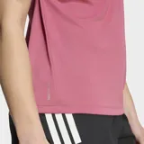 Remera de running Adidas modelo Adi365 Essentials, color rosa, de manga corta, cuello redondo y corte clásico. Cuenta con tecnología Climacool y logo reflectante.