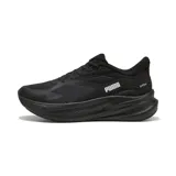Championes de running y training Puma modelo MaxStride Lite LS Sliptech, color negro con el logo de la marca en blanco en el lateral.