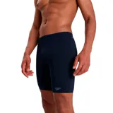 Calza de natación Speedo Jammer Eco Medalist para hombre, color azul marino. Fabricada con tejido Eco Endurance+ resistente al cloro y de secado rápido.