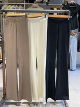 Zapatos oxford negros de lanilla con plataforma.