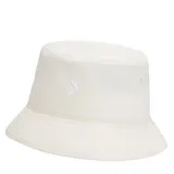 Gorro tipo bucket color blanco, con diseño minimalista y logo de Converse bordado en el frente.