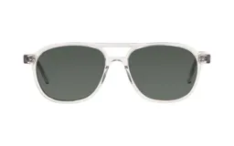 Lentes de sol Focus modelo 5045 con montura transparente y lentes polarizadas grises.