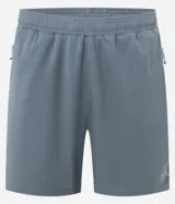 Bermuda deportiva Get Over para hombre, de color negro, con cintura elástica, cordón de ajuste y bolsillos laterales.