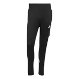 Pantalón deportivo Adidas Tiro Cargo para hombre, de color negro, con bolsillos cargo laterales y el logo de la marca impreso en blanco.