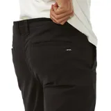 Pantalón chino negro Rip Curl Classic Surf, de corte recto y tiro medio.