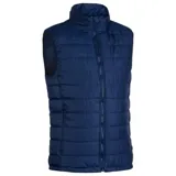 Chaleco acolchado Topper modelo Abrigo II, color azul marino, con cierre frontal completo y cuello alto.