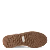 Championes urbanos de mujer Miss Carol modelo FORNI, color blanco con detalles en gris y lila, con suela chunky color caramelo.