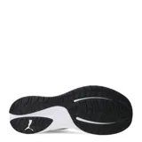 Championes de running Puma Skyrocket Lite 2, color negro con entresuela blanca. Presentan capellada de malla textil transpirable, cierre con cordones y suela de goma para tracción urbana. Incorporan tecnología PUMALITE para amortiguación reactiva y plantilla SOFTFOAM+ para mayor confort.