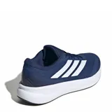 Championes Adidas Runfalcon 6 M, de color azul marino con las tres tiras características en blanco en los laterales y entresuela blanca con amortiguación Cloudfoam.