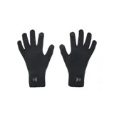 Guantes Under Armour de tejido acrílico de punto acanalado color gris, compatibles con pantallas táctiles.