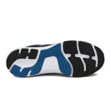 Championes de running Asics Gel-Hypersonic 3 para hombre, en color negro con detalles en azul y blanco, con el logo clásico de la marca en el lateral.