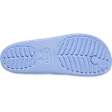 Ojotas Crocs modelo Classic Flip Platform, color salmón/durazno, con plataforma elevada y tiras tipo ojota con orificios para dijes Jibbitz™.