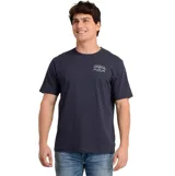 Remera de manga corta O'Neill color azul marino, con cuello redondo y pequeño logo estampado en el pecho.