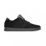 Championes de skate éS Accel Slim, color negro, con capellada de gamuza, perforaciones laterales para ventilación y suela de goma.