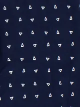 Boxer blanco con estampado de cruces negras y cintura elástica gris con la marca Forum en blanco.