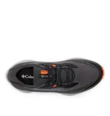 Championes de trekking Columbia modelo Konos Trillium Atr, color gris con entresuela blanca moteada y detalles en naranja. Cuentan con capellada de malla transpirable, suela Adapt Trax y tecnología Omni-Max para mayor amortiguación y estabilidad en senderismo.