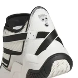 Championes Adidas Top Ten 2010 de hombre, color blanco con detalles en negro y plateado.