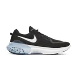 Championes de running Nike modelo Joyride Dual Run, color negro con detalles en blanco y cápsula de amortiguación transparente en el talón con cuentas de espuma.