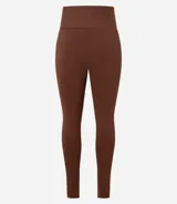 Legging deportiva Get Over de tiro alto, confeccionada en microfibra elástica, con bolsillos laterales funcionales y largo hasta el tobillo.