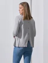 Cardigan tejido color blanco, marca Vila Milano.