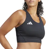 Top deportivo Adidas Adizero negro con logo blanco en el lateral.