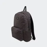 Mochila Vans Old Skool Check con estampado a cuadros en tonos marrones y negros. Cuenta con un compartimento principal amplio, un bolsillo frontal con organizador, funda para laptop de hasta 15 pulgadas, bolsillo lateral para botella de agua y correas acolchadas para los hombros.