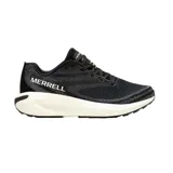 Championes de running Merrell Morphlite, color negro con suela blanca.