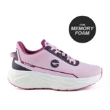 Championes deportivos Hi-Tec Samira, color lila con detalles en gris y suela blanca.