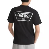 Remera Vans Knu Patch color negro de manga corta, con cuello redondo y pequeño parche con el logo de la marca estampado en el pecho.