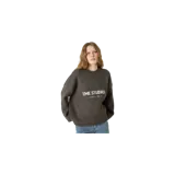 Sweater de punto color marrón, con cuello redondo y diseño oversize. Cuenta con el logotipo de la marca estampado en el pecho en color blanco.