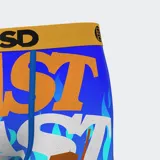 Calzoncillos bóxer estampados con la frase "East Coast" y un diseño de la ciudad de Nueva York.