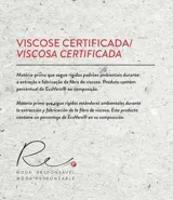 Vestido corto de viscosa con estampado animal print en tonos marrón y negro. Presenta escote cuadrado y mangas cortas abullonadas.