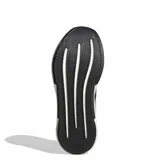 Championes urbanos Adidas modelo Light Shift 2.0, color gris con detalles en blanco y negro. Presentan una combinación de malla y gamuza en el exterior, con las icónicas tres tiras laterales y tecnología de amortiguación Lightmotion en la entresuela.