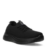Championes urbanos de tejido knit color negro, con diseño slip-on y cordones decorativos. Presentan suela con tecnología Max Comfort y detalle de marca en la lengüeta.