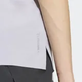 Musculosa deportiva Adidas Adi365 Aspyre para running, color gris claro, con diseño sin mangas y detalles microperforados para mayor transpirabilidad.